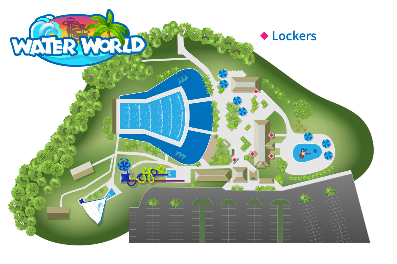 Lockers to Water World